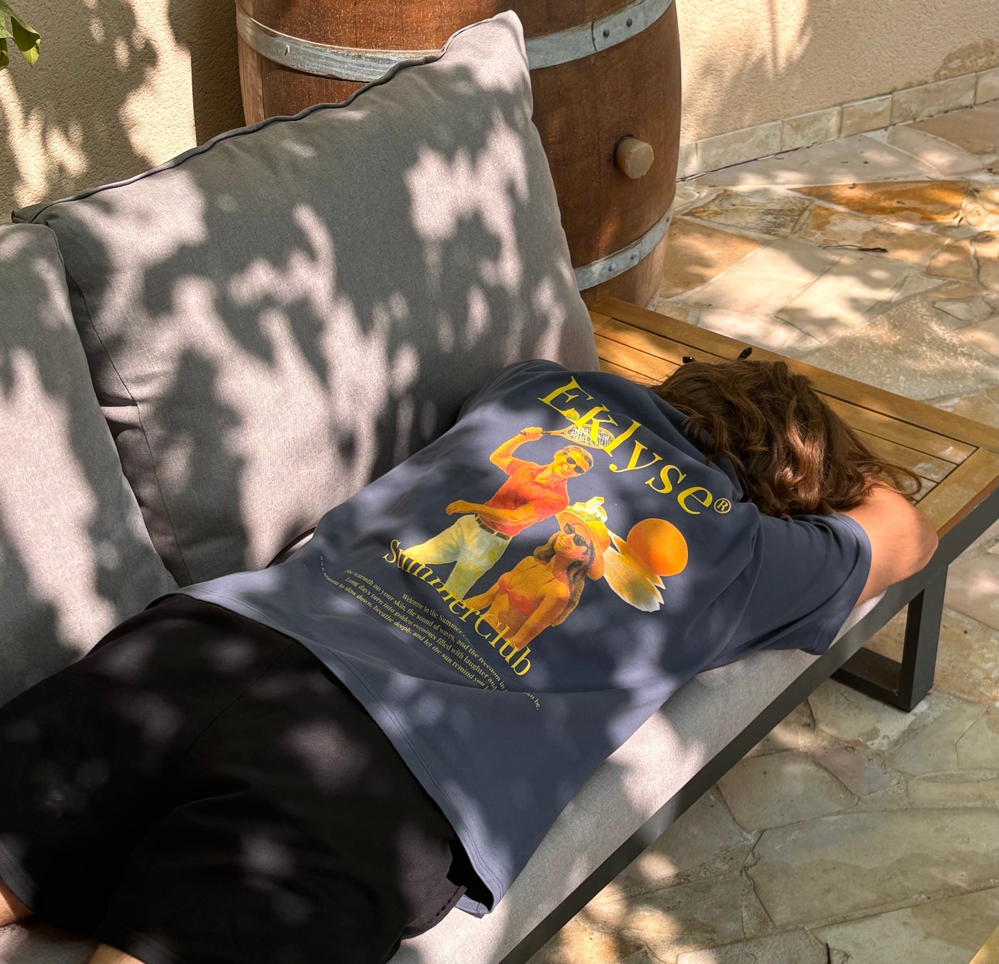 T-shirt - Eklyse Ardoise