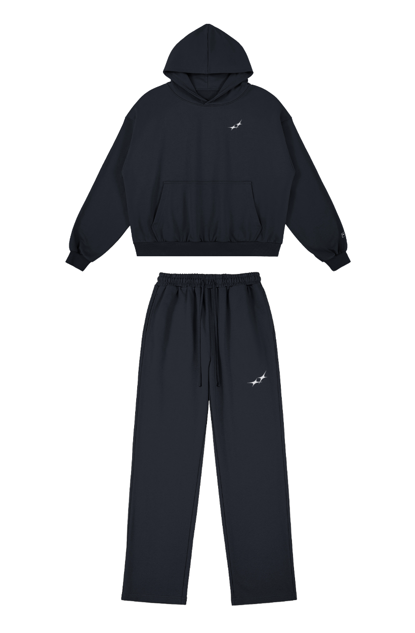 PACK SHINE - Ensemble complet Bleu Marine (Sweat + Pantalon)