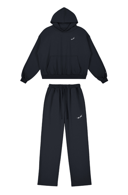 PACK SHINE - Ensemble complet Bleu Marine (Sweat + Pantalon)