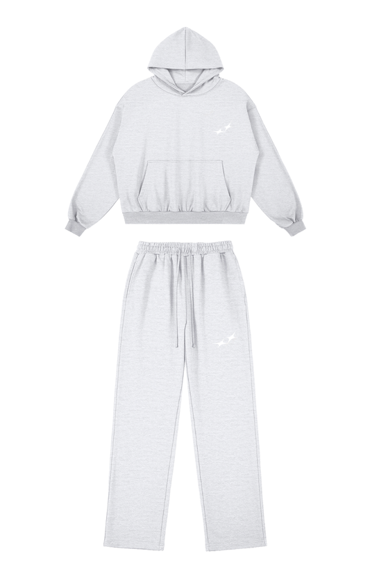 PACK SHINE - Ensemble complet Gris (Sweat + Pantalon)