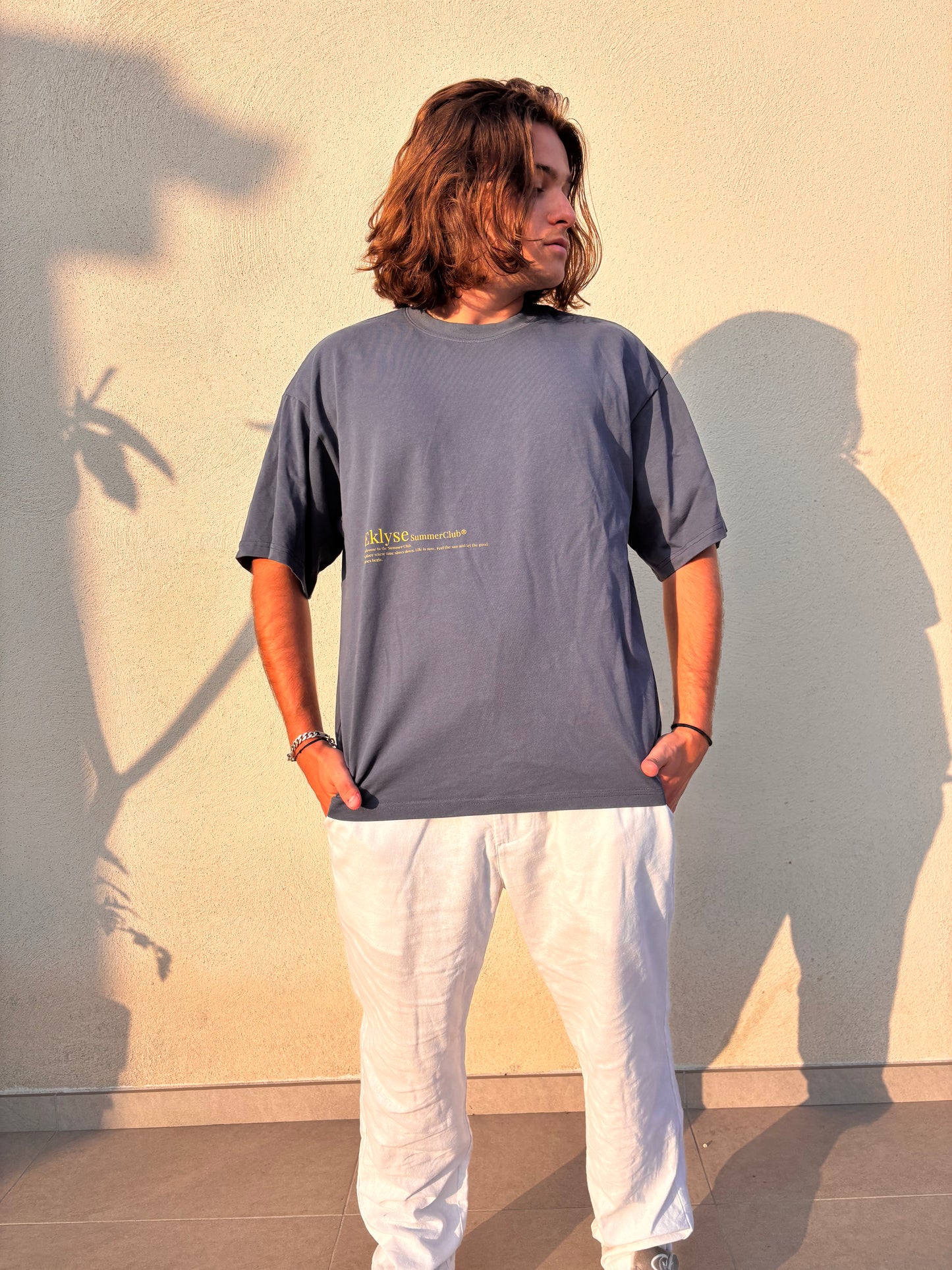 T-shirt - Eklyse Ardoise