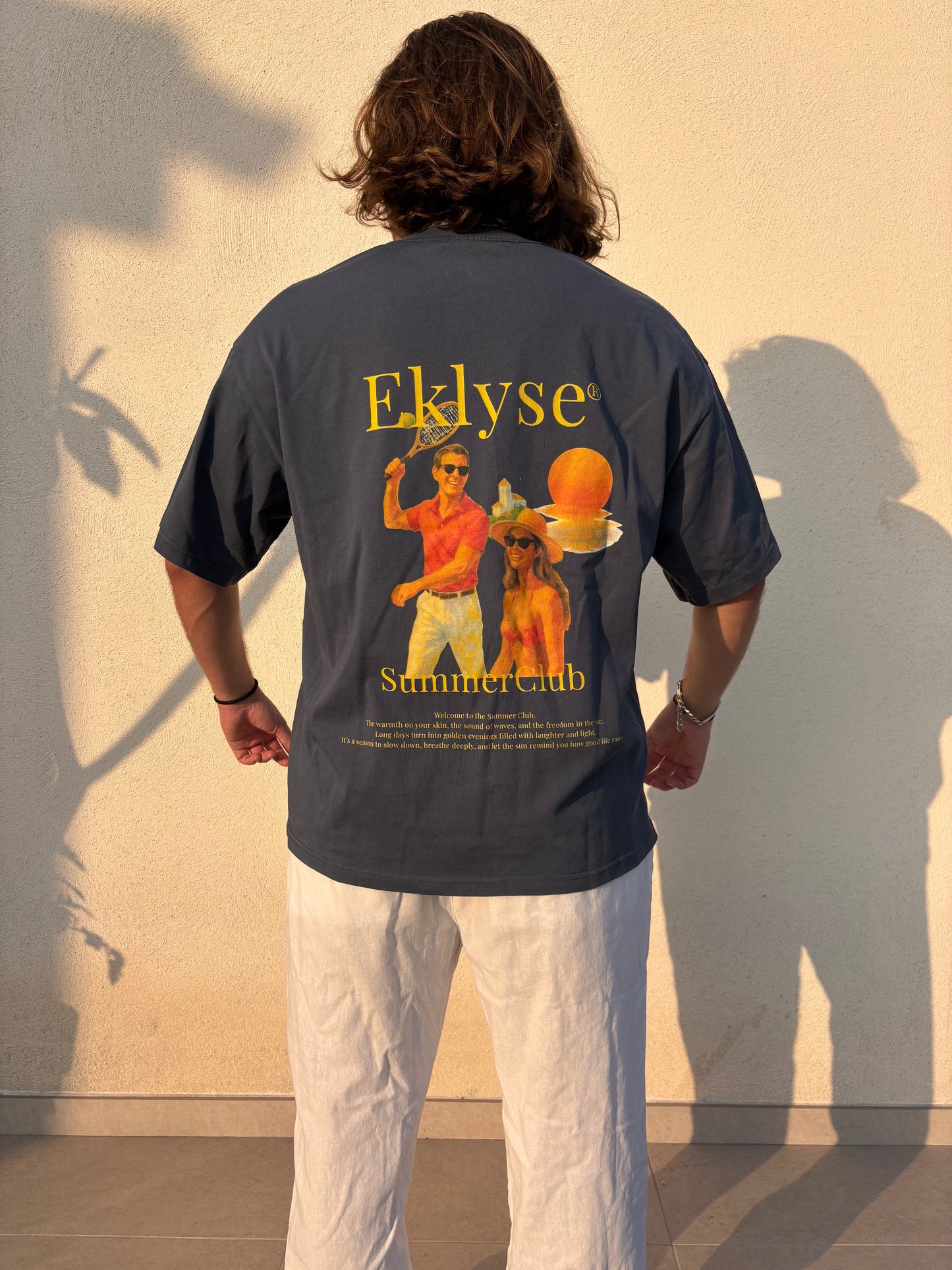 T-shirt - Eklyse Ardoise