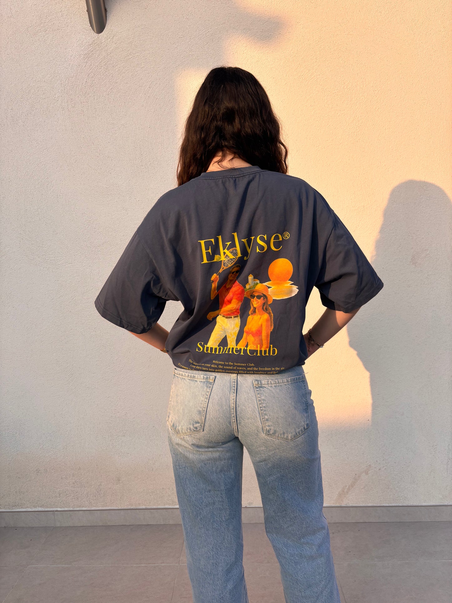 T-shirt - Eklyse Ardoise