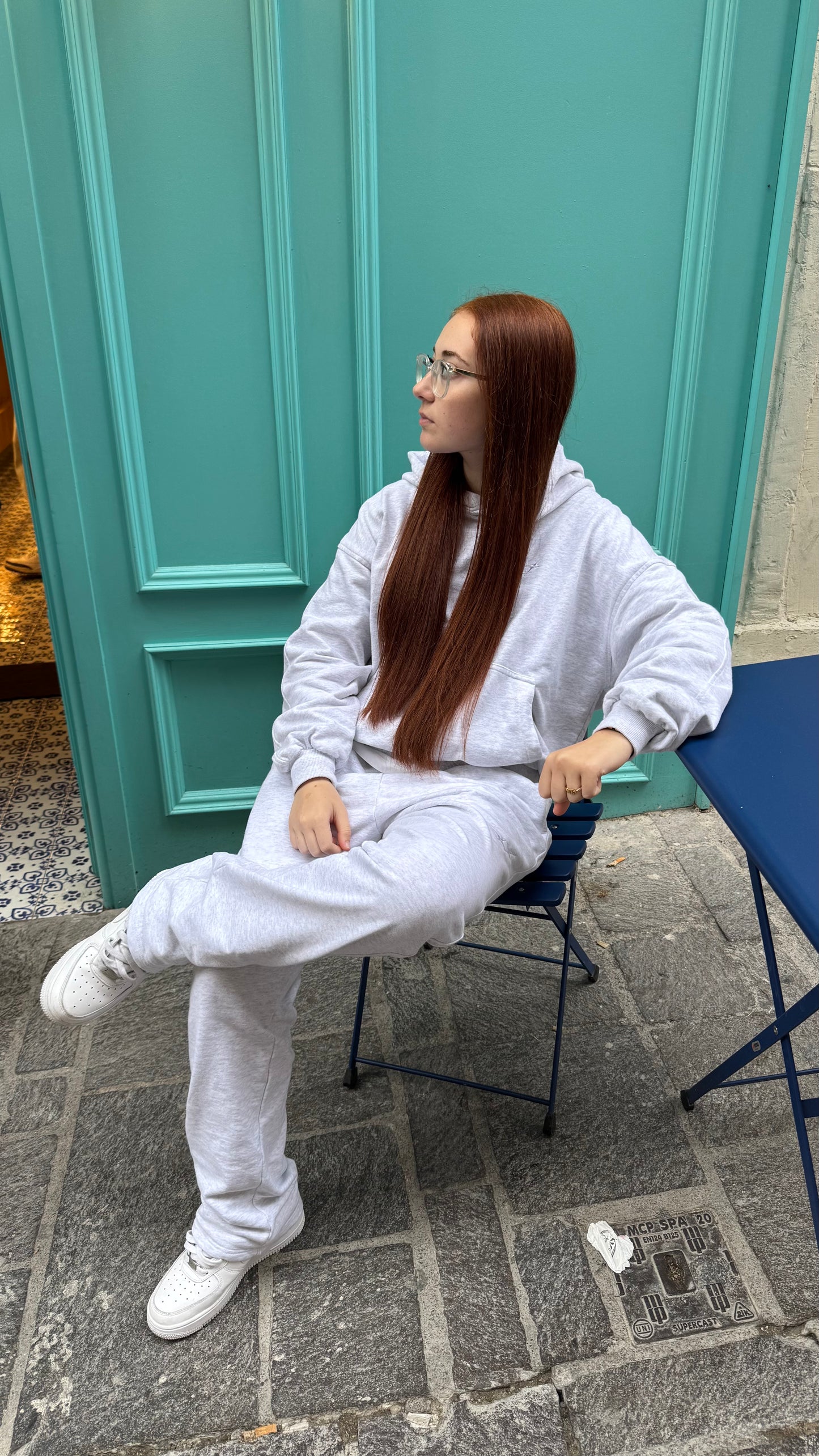 PACK SHINE - Ensemble complet Gris (Sweat + Pantalon)