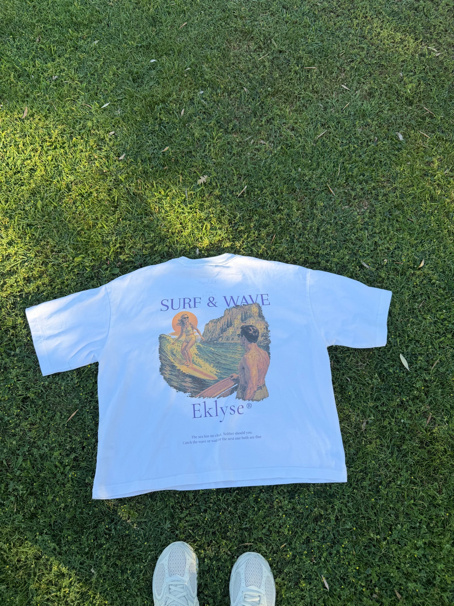 T-shirt - Surf & Wave Blanc