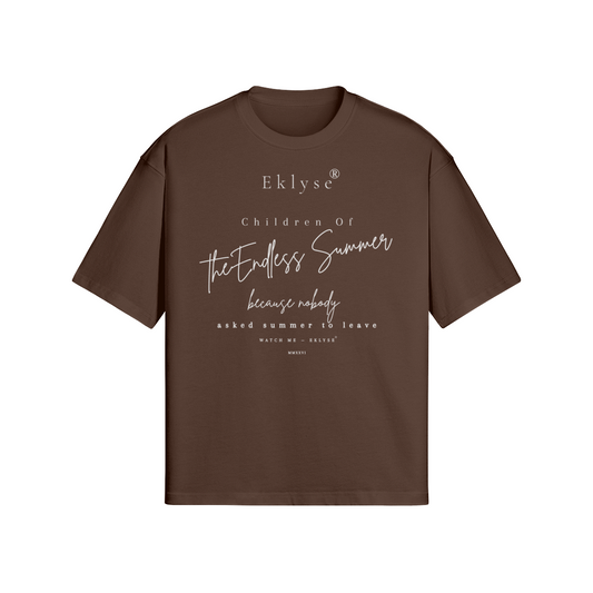 T-shrit I CHILDREN OF THE ENDLESS SUMMER Marron foncé